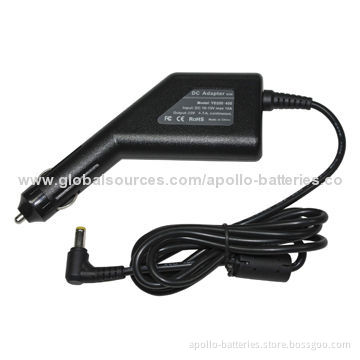 Acer 20V 4.5A Compatible Laptop Power Car Charger, Measures 5.5 x 2.5mm